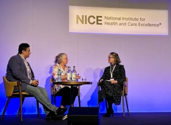 James Halls at the NICE all staff event 2025